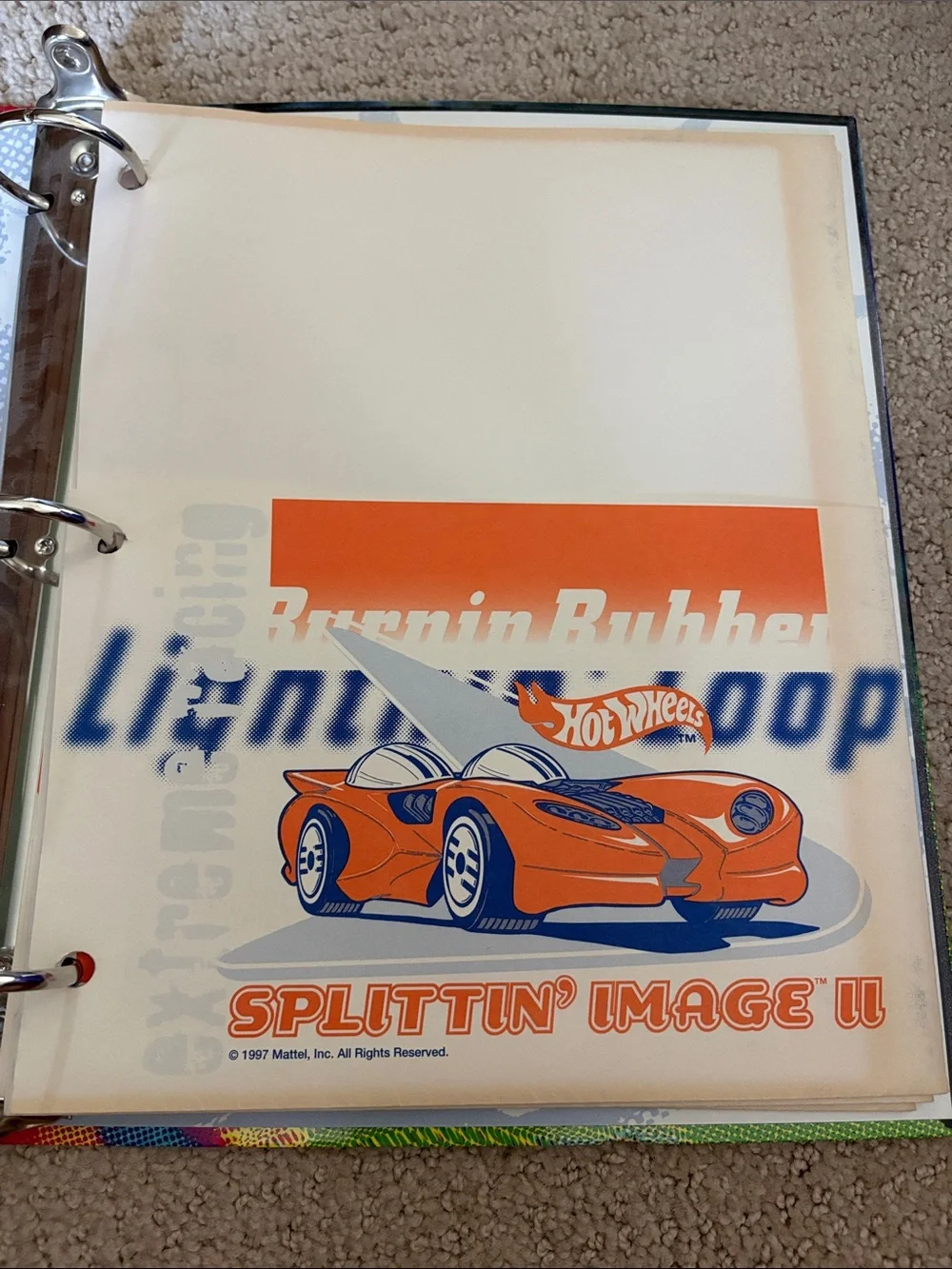 Hot wheels shark attack binder